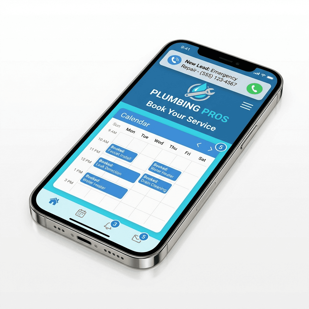 Turn Website Visitors Into Booked Jobs