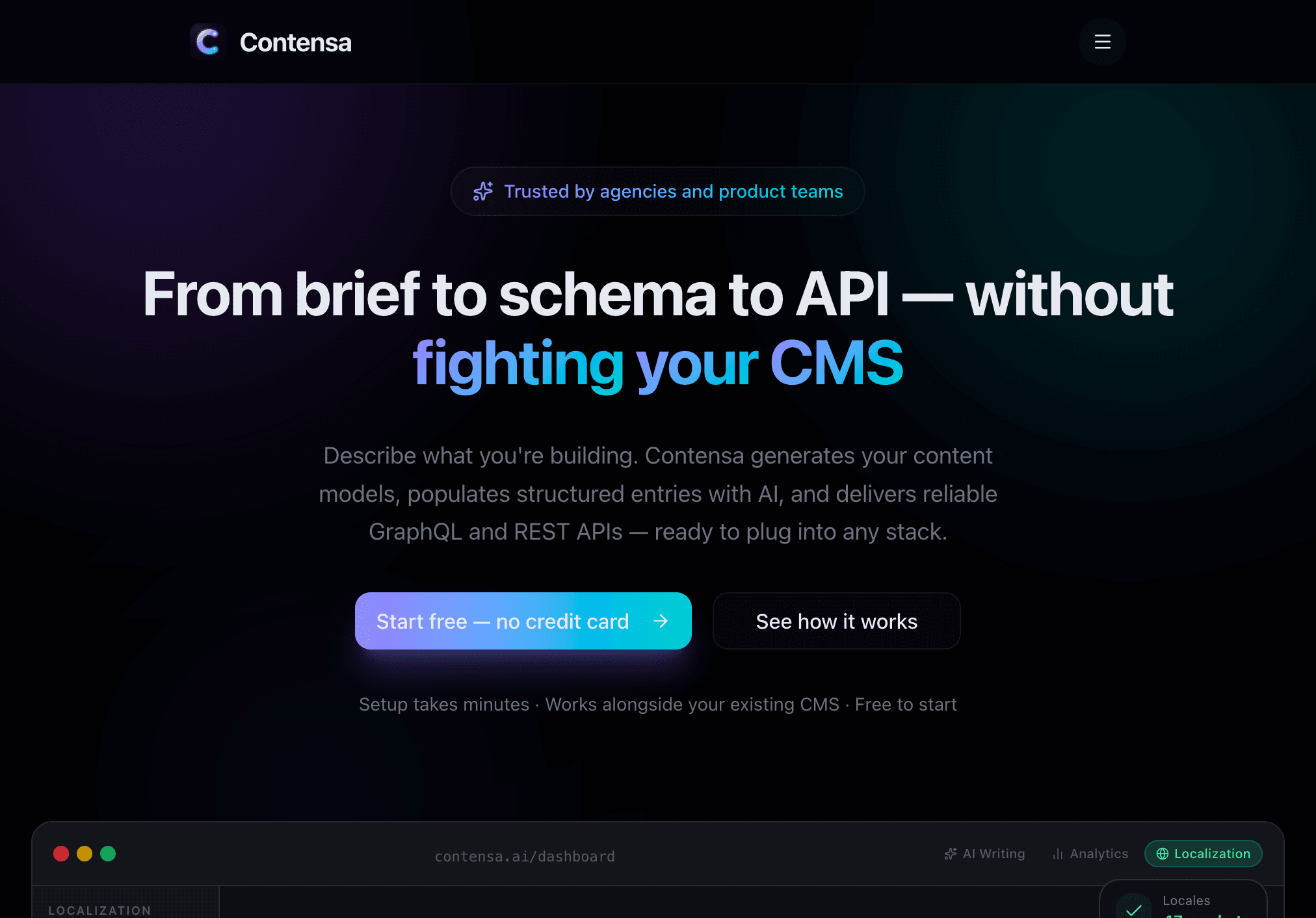 Contensa — AI-First Headless CMS