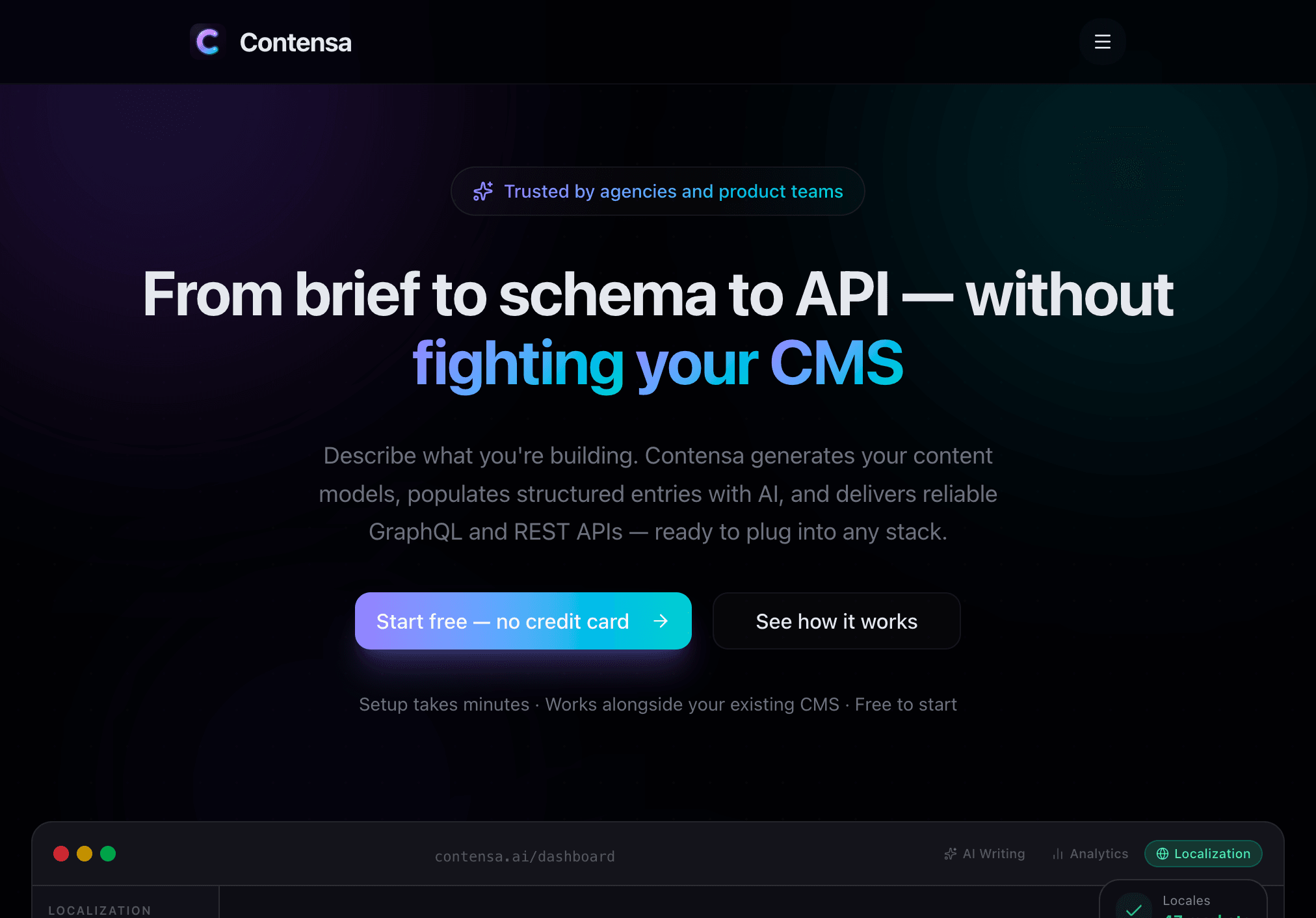 Contensa — AI-First Headless CMS